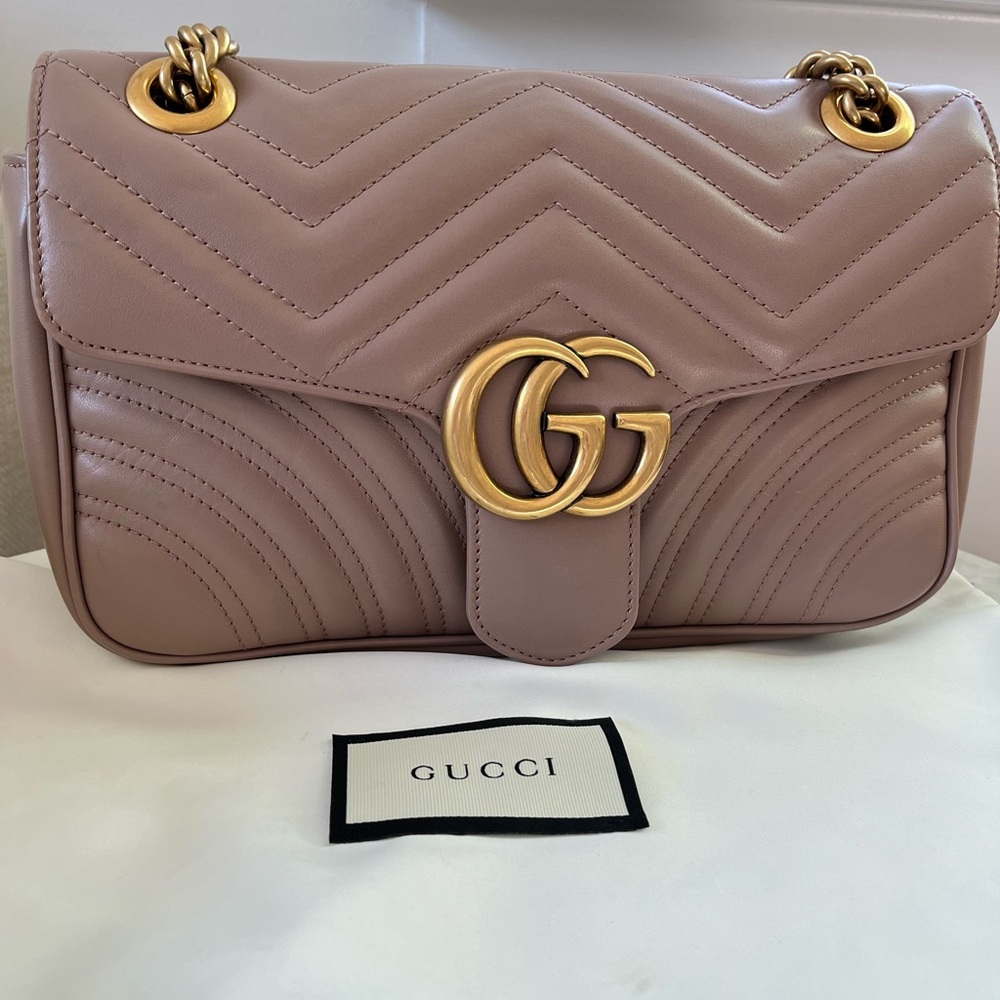 Gucci Marmont small matelasse shoulder bag